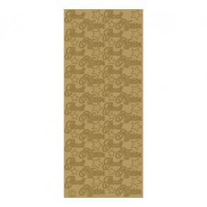 Stickers 655 godt nyt�r guld S7