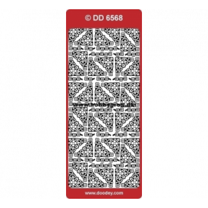 Stickers 6568 s�lv hj�rner S5