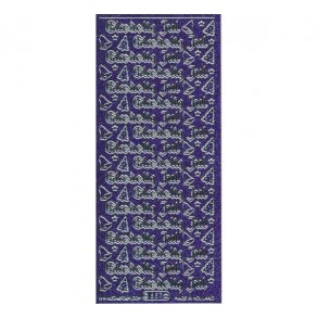 Stickers 657 glitter violet S7