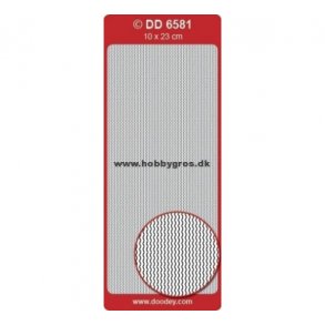 Stickers 6581 streg guld S3