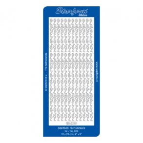 Stickers 659 jul guld S7