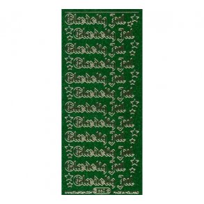 Stickers 660 glitter gr�n S7