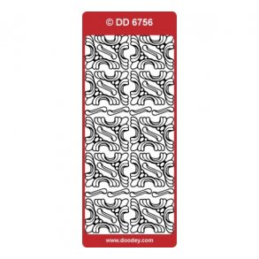 Stickers 6756 hj�rner s�lv S5