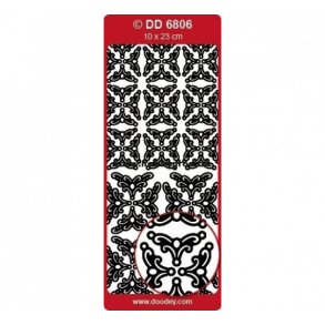 Stickers 6806 s�lv, hj�rner S5