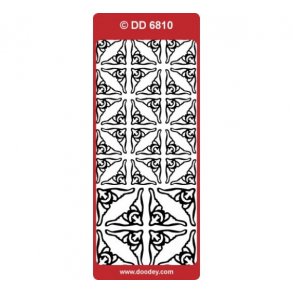 Stickers 6810 hj�rner s�lv S5