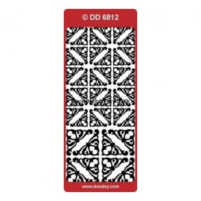 Stickers 6812 hj�rner s�lv S5