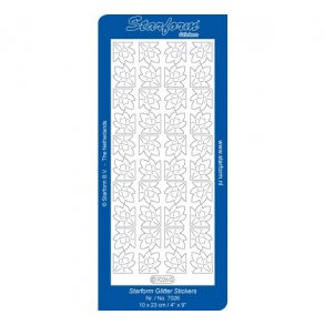 Stickers 7026 glitter guld/s�lv S16