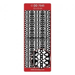 Stickers 7045 bort guld S3