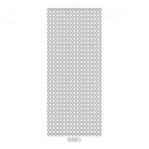 Stickers 7057 glimmer/trans stjernebort guld S10