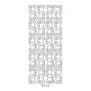 Stickers 7063 glimmer stjernehj�rner guld S16