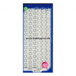 Stickers 7081 trans. glitter guld S10