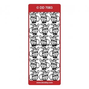 Stickers 7083 Julem�nd s�lv S7