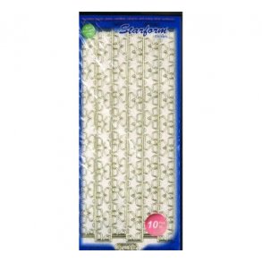 Stickers 7083 trans.glitter guld S7