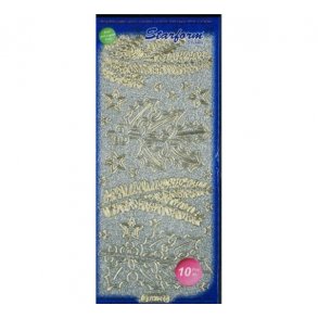 Stickers 7084 glitter s�lv S9