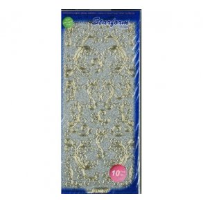 Stickers 7085 glitter s�lv S9