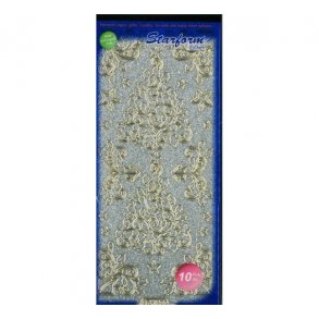 Stickers 7086 glitter s�lv S9