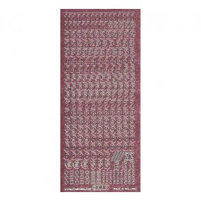 Stickers 815 glitter pink S8