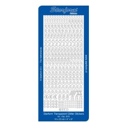 Stickers 815 tal 1cm. r�d S8