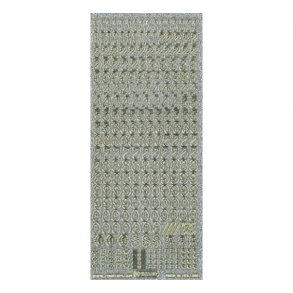 Stickers 815 tal glitter s�lv S8