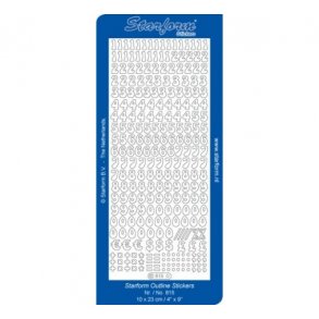 Stickers 815 tal guld S6