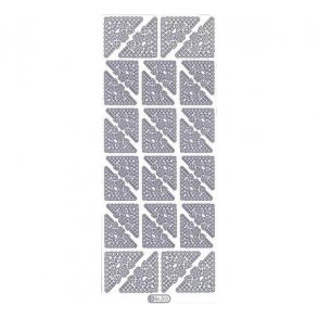 Stickers 843 hj�rner s�lv S5