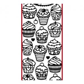 Stickers Cupcake 5554 s�lv S1