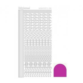 Stickers Dot Serie 18 Mirror pink S15