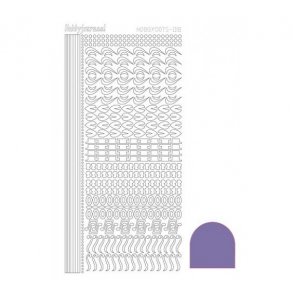 Stickers Dot Serie 18 Mirror purple S15
