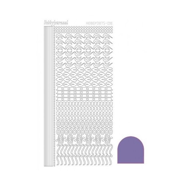 Stickers Dot Serie 18 Mirror purple S15