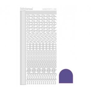 Stickers Dot Serie 18 Mirror violet S15