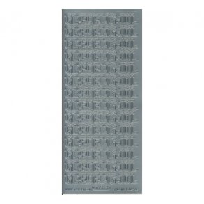 Stickers gl�delig jul 658 s�lv S7