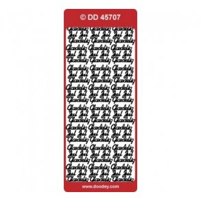 Stickers gl�delig jul sm� 45707 s�lv S7