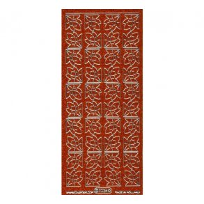 Stickers glimmer 7026 hj�rner orange S16