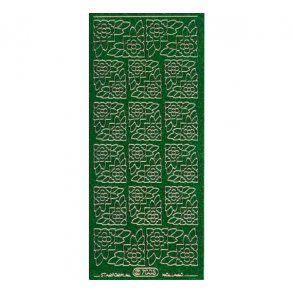 Stickers glimmer hj�rner 7003 gr�n S16