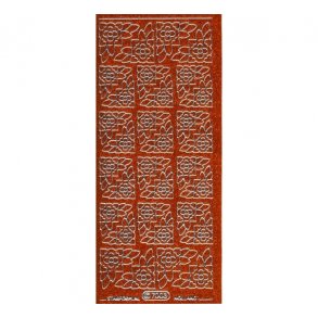 Stickers glimmer hj�rner 7003 orange S16