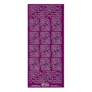 Stickers glimmer hj�rner,7003 purrple S16