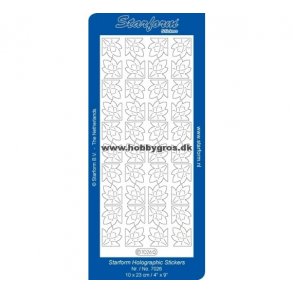 Stickers glimmer hj�rner 7026 transp/g S16