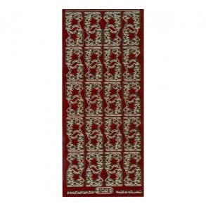 Stickers glimmer hj�rner 7063 r�d S16