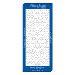 Stickers glitter 1139 Orange S7