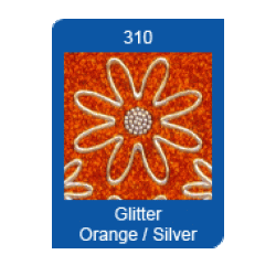 Stickers glitter 1139 Orange S7