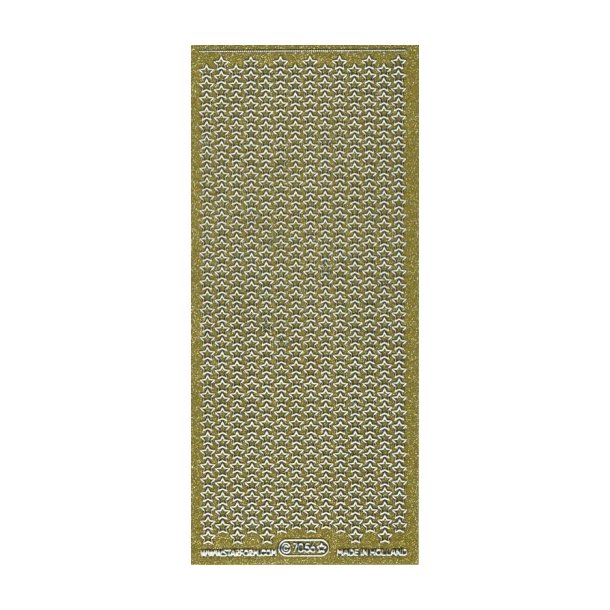 Stickers glitter 7056 guld S7