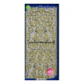 Stickers glitter guld 1283 blade S10