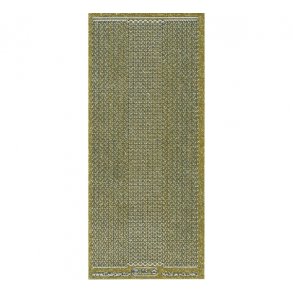 Stickers glitter guld kanter 7034 S10