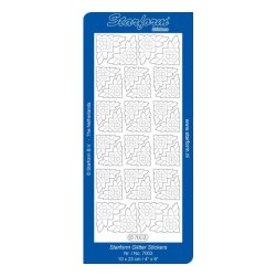 Stickers glitter slv/guld 7003 S 16