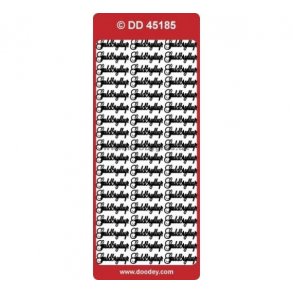 Stickers Guldbryllup Guld S15