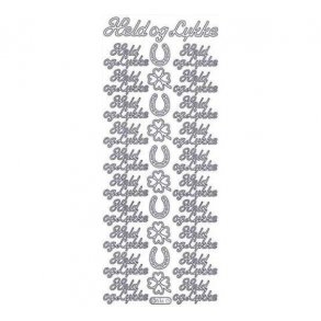 Stickers held og lykke 614 s�lv S2
