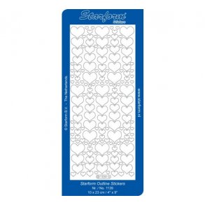 Stickers hjerter s 1139 S2