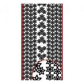 Stickers julebort s�lv S4