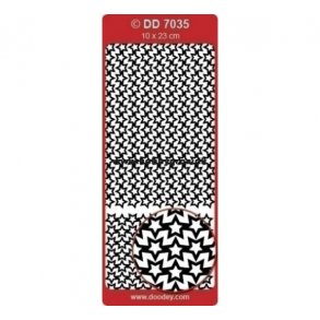 Stickers stjernebort 7035 s�lv S4