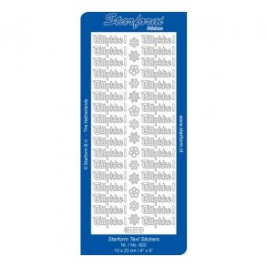 Stickers tillykke 620 guld S2